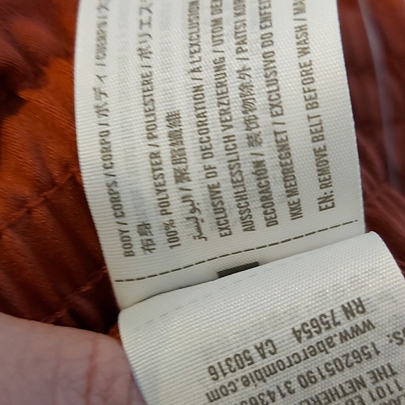 Abercrombie & Fitch rust high waist pant sz. M - Picture 6 of 6